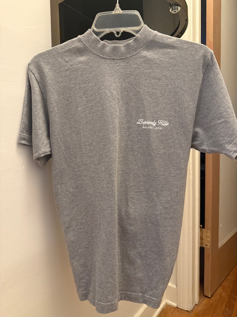 Balenciaga Knotted Small Fit T-Shirt Beverly Hills Vintage Jersey